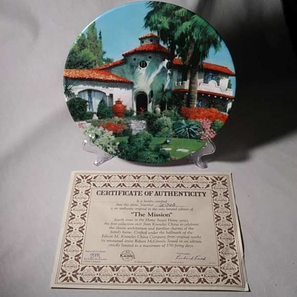 Knowles China Plate "The Mission" - Picture 3 of 10
